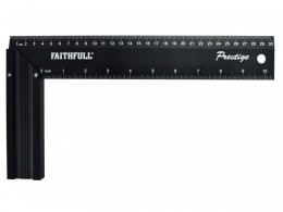 Faithfull Prestige Try Square Black Aluminium 300mm £15.99